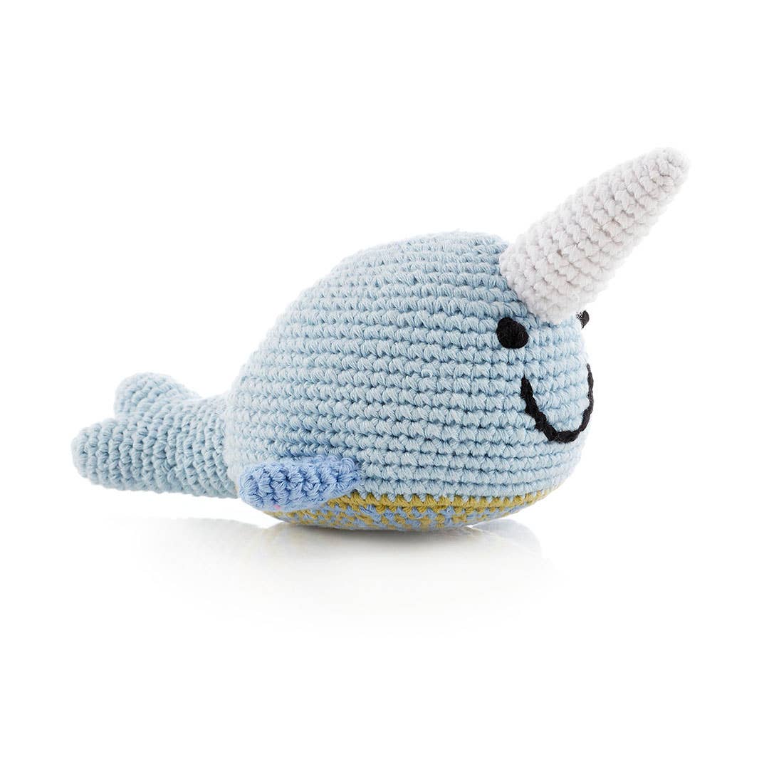 Plush Narwhal Baby Toy