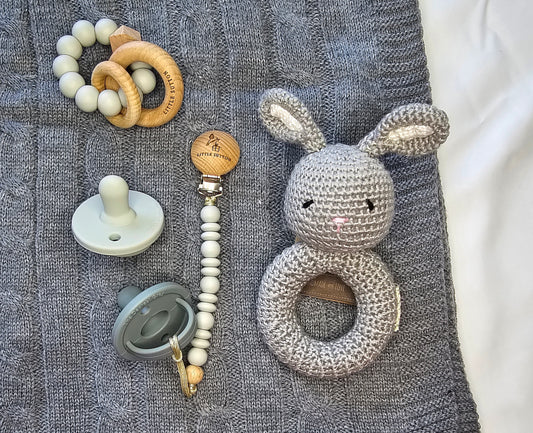 Gray Bunny Gift Set