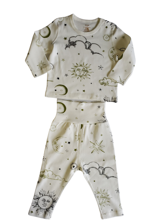 Organic Celestial Baby Pajama Set