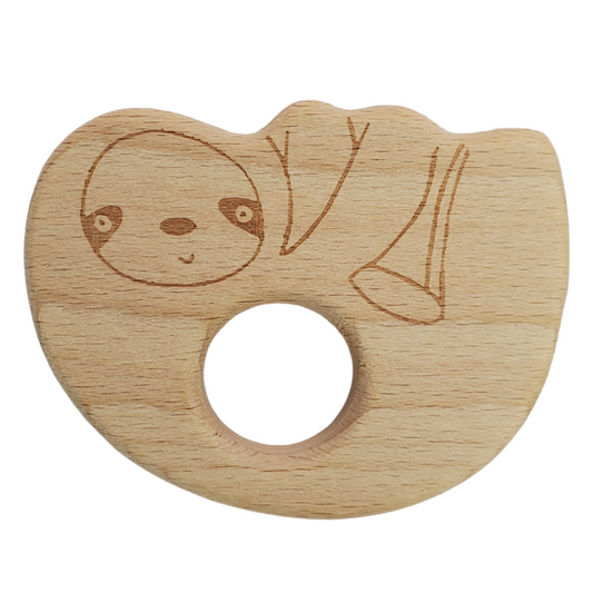 Sloth Wood Teether