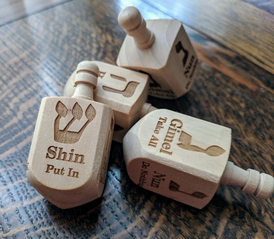 Wooden Dreidel