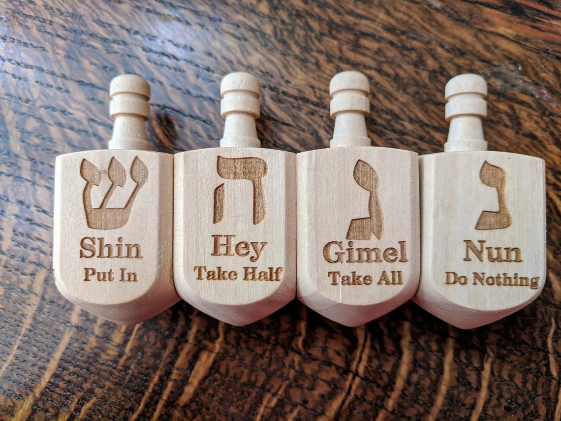 Wooden Dreidel