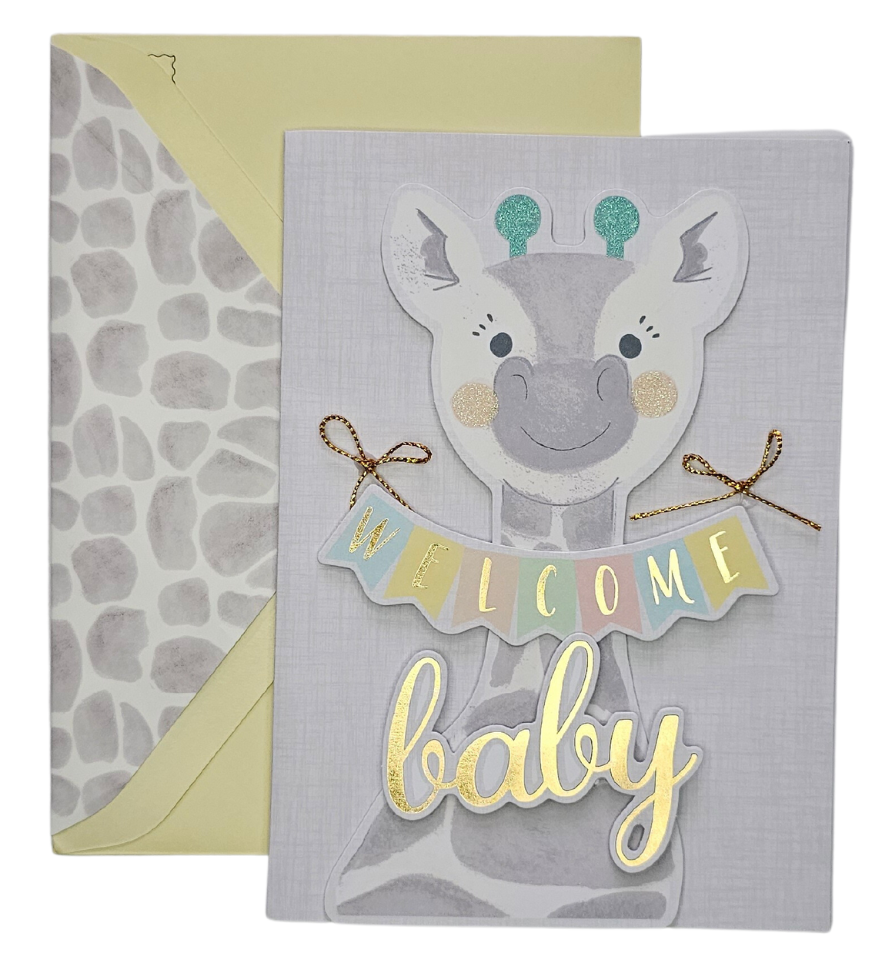 Giraffe Greeting Card