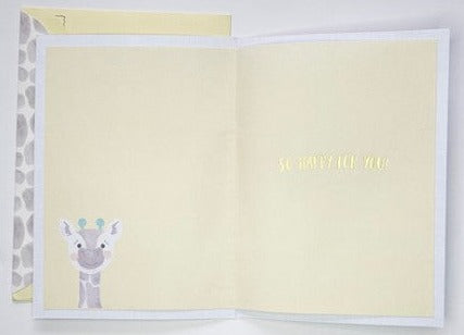 Giraffe Greeting Card