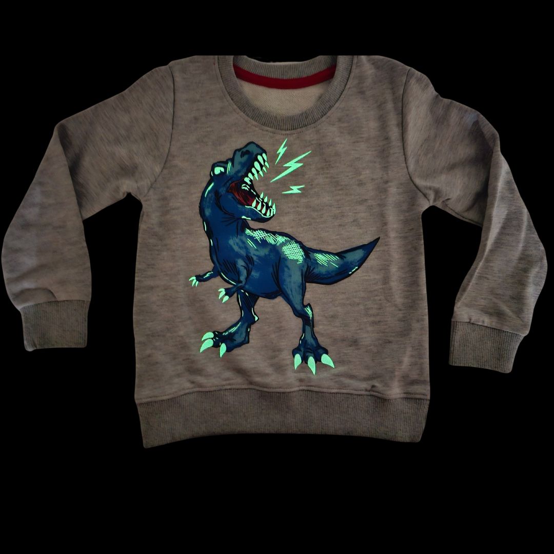 Glow in the Dark T-Rex Sweater