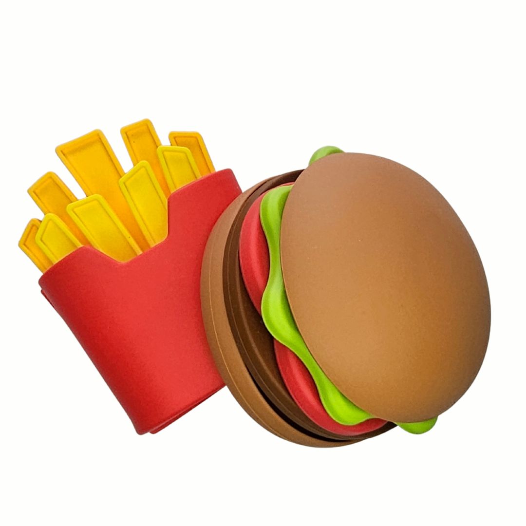 Hamburger & Fries Stacker Toy