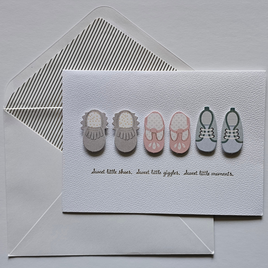 Sweet Little Shoes Greeting Card