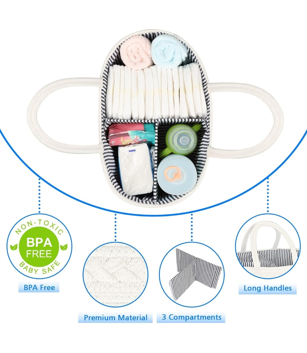 Diaper Caddy Organizer