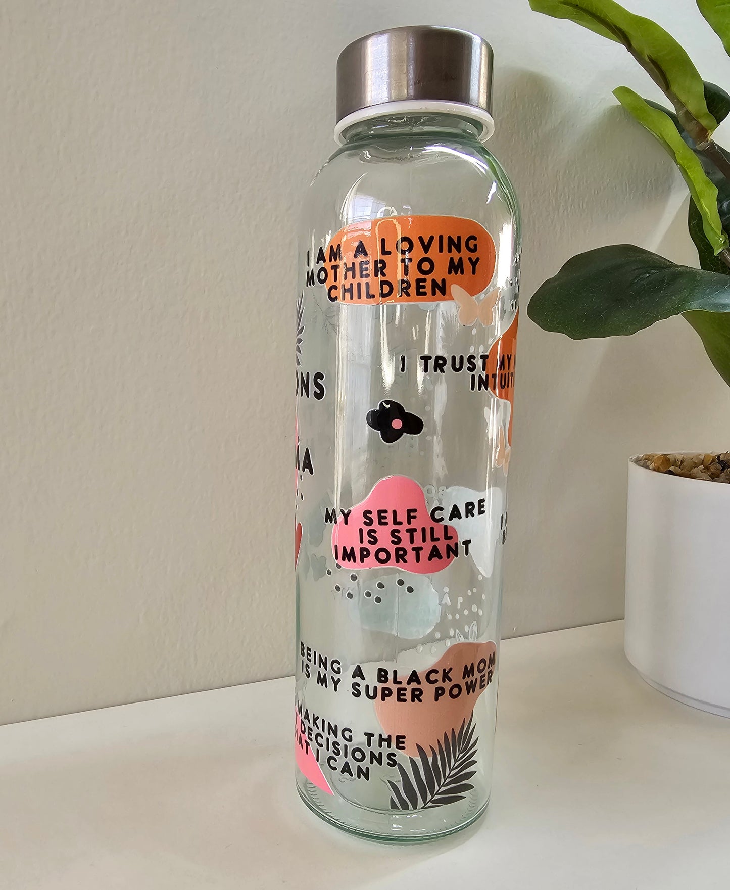 Black Mom Affirmations bottle