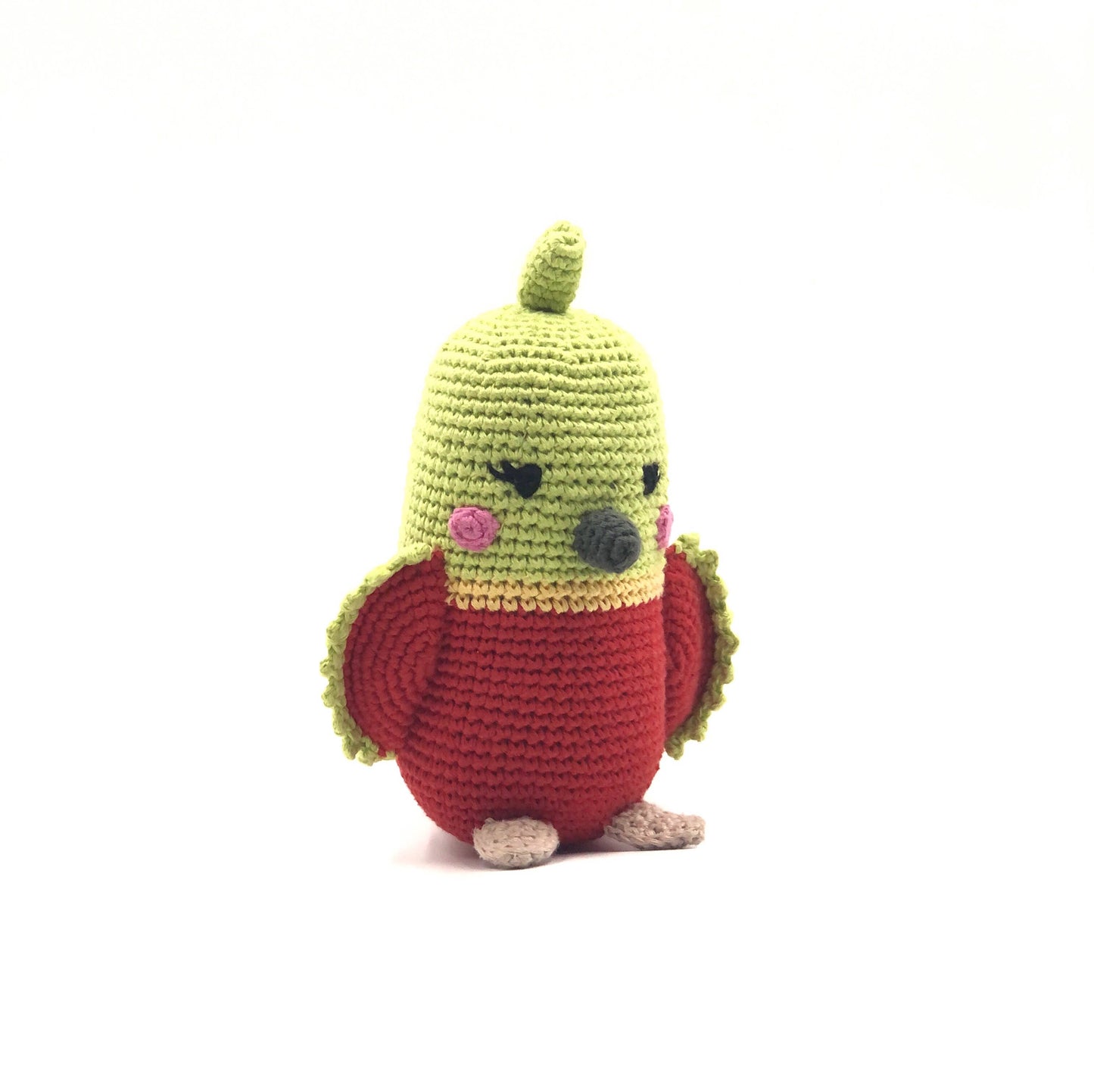 Baby Bird Rattle- Parrot