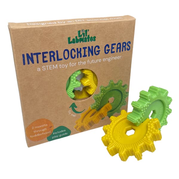 Interlocking Gears STEM Teether