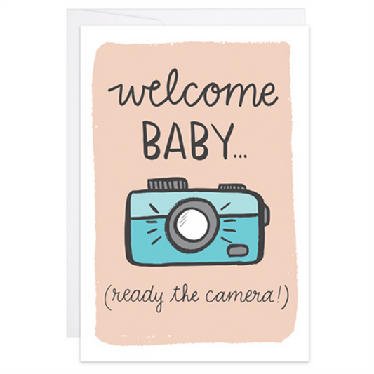 Ready the Camera! Mini Greeting Card