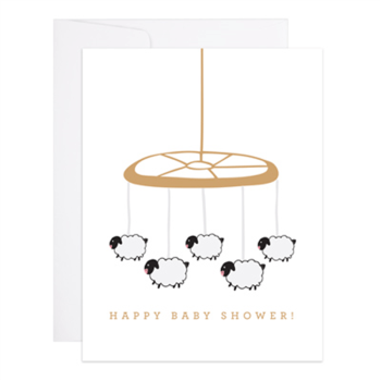 Sheep Mobile Greeting Card